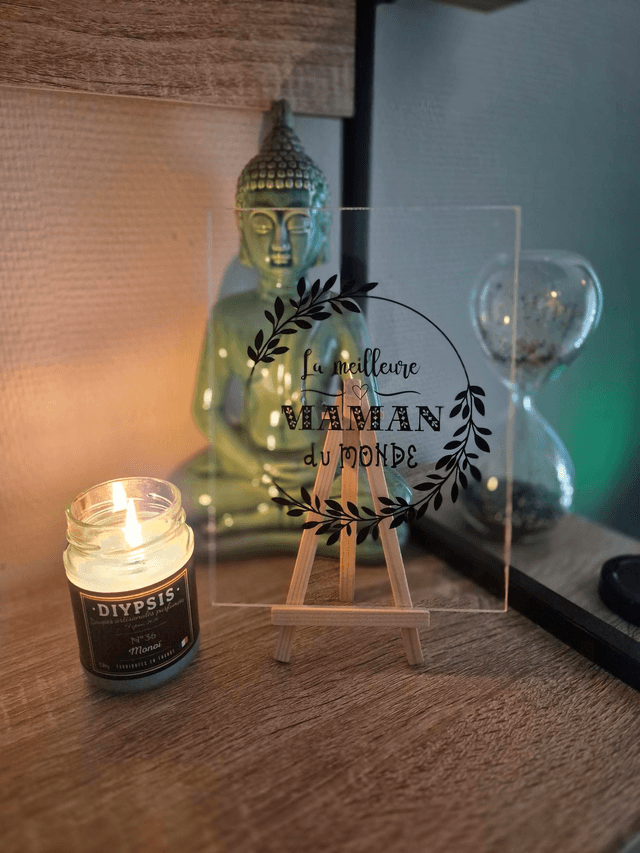 Plaque "Meilleure maman du monde"