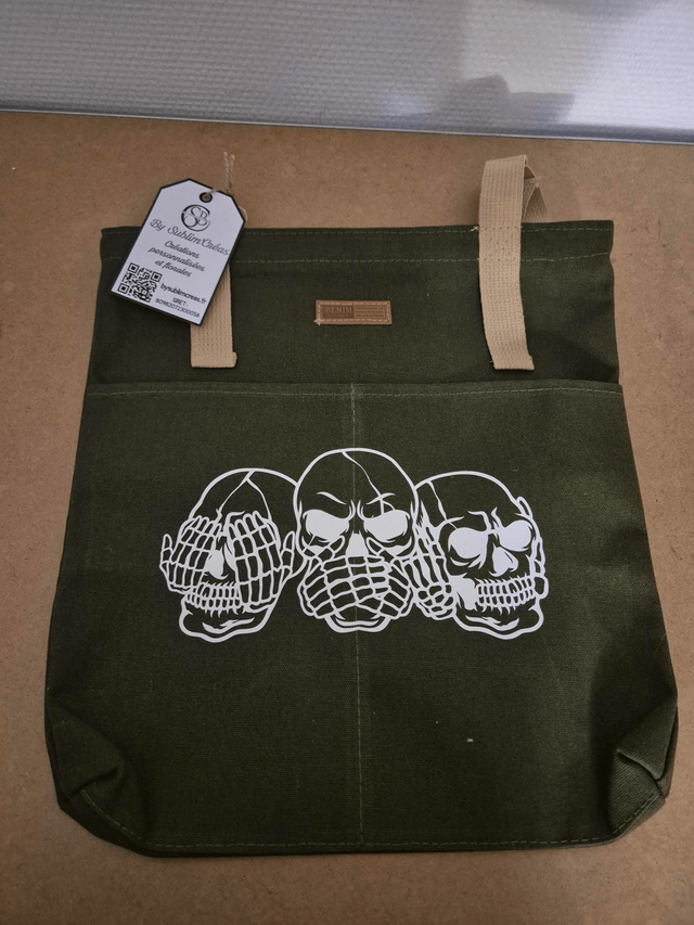 Tote bag tête de mort