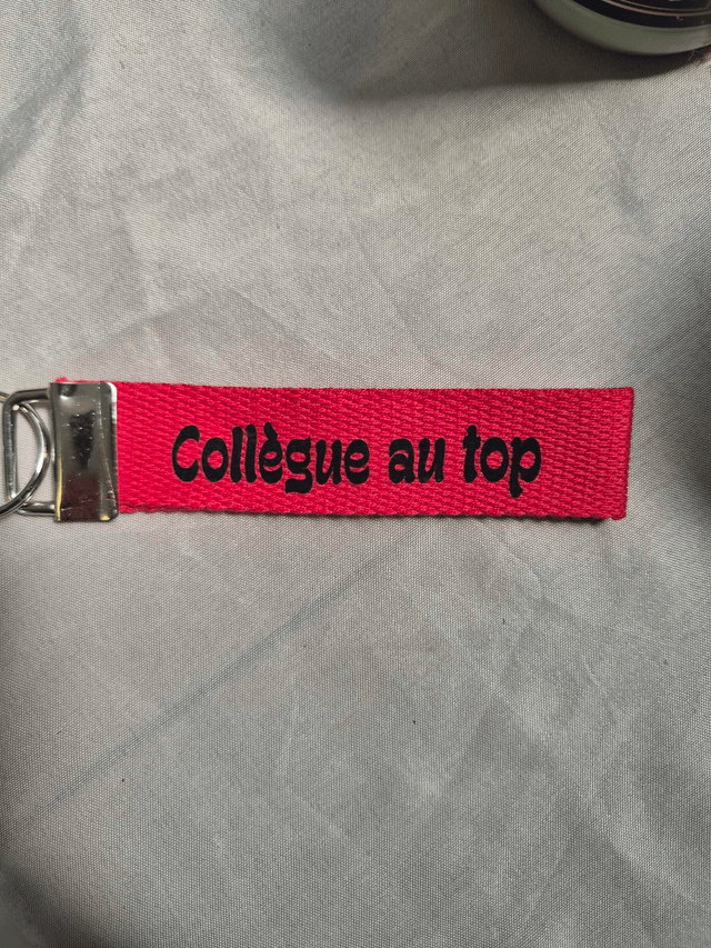 Porte clef " collègue au top"