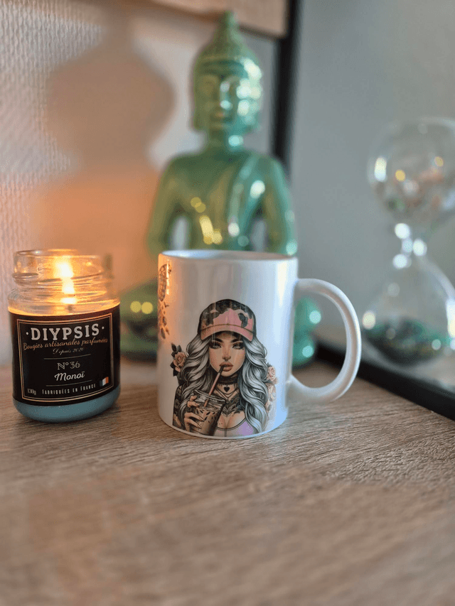 Mug "Stay positive"