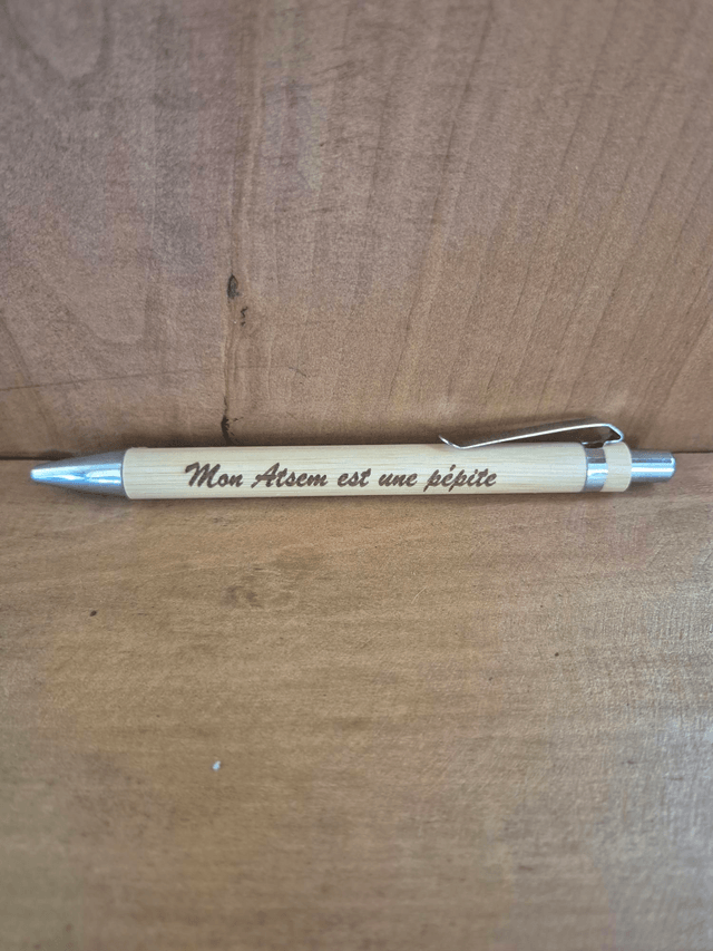 Stylo " Mon Atsem est une pépite "