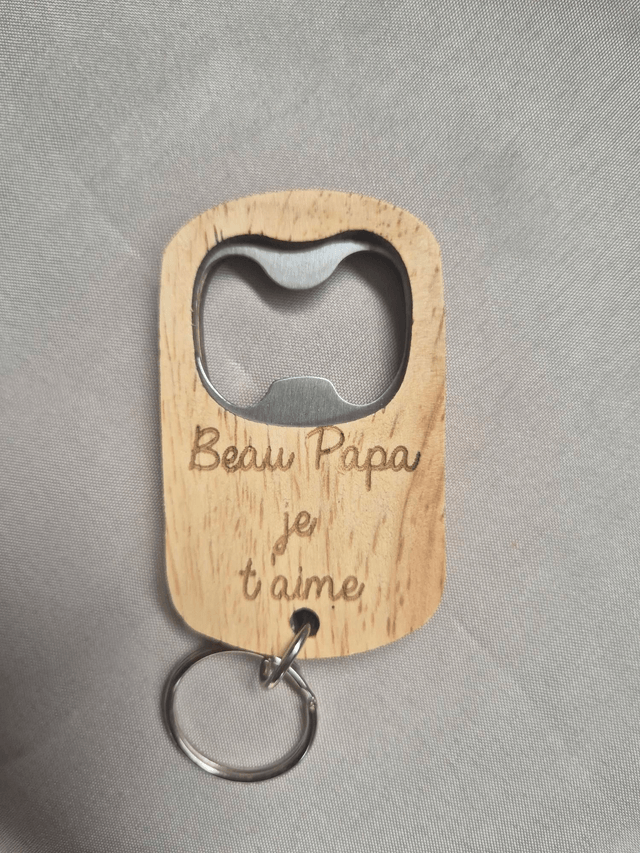 Décapsuleur "Beau papa je t'aime "