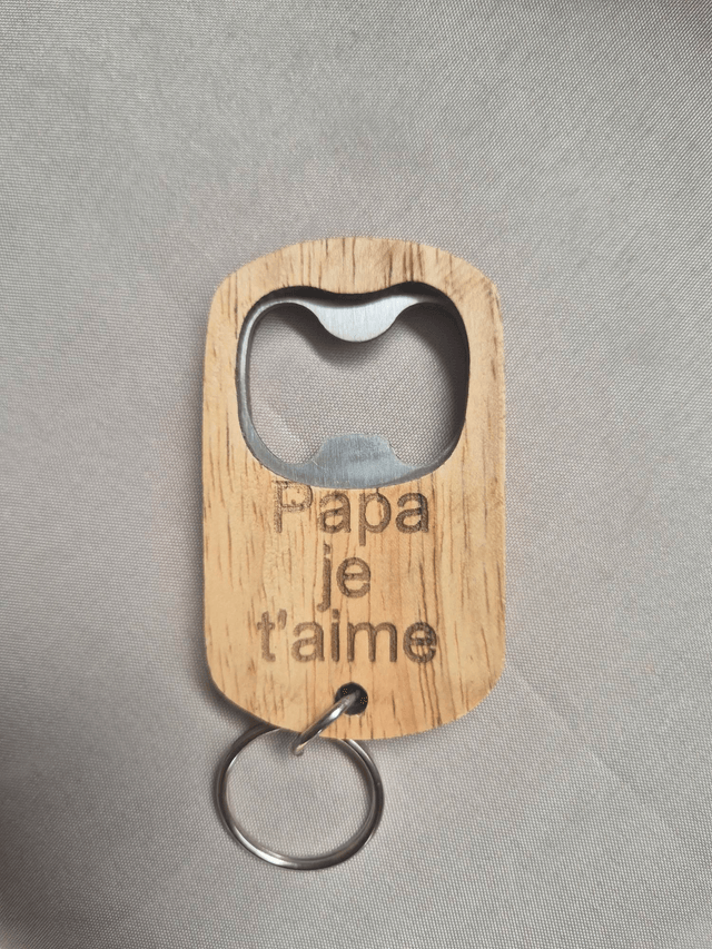 Décapsuleur "papa je t'aime "