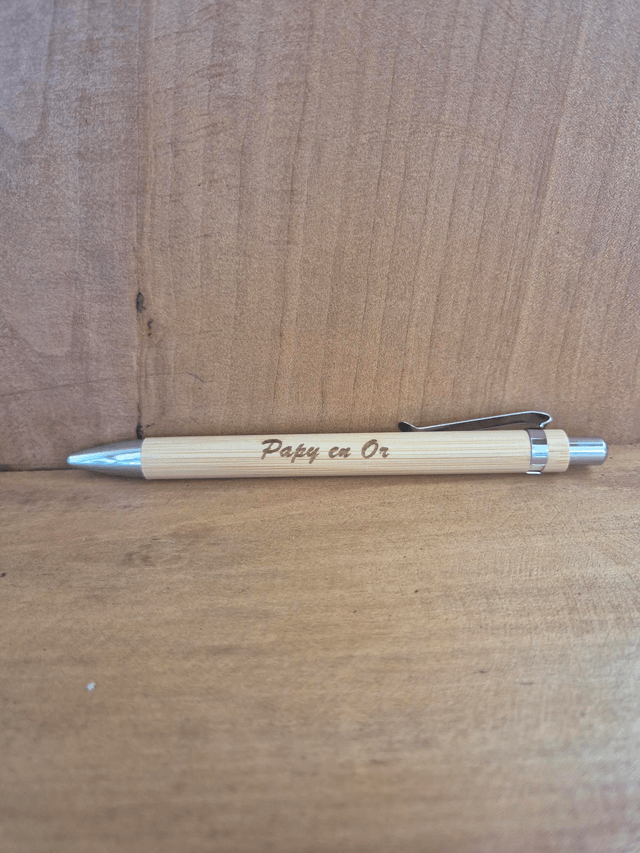 Stylo " papy en or"