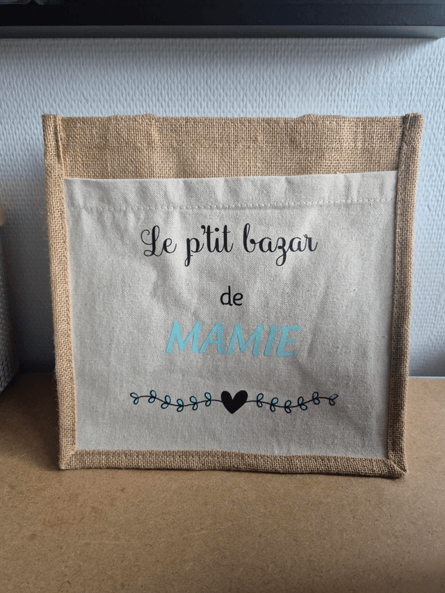 Cabas  "Petit bazar mamie"