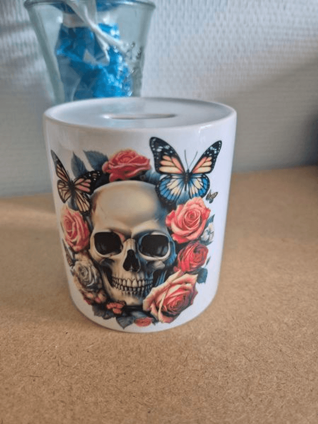 Tirelire Tête de mort