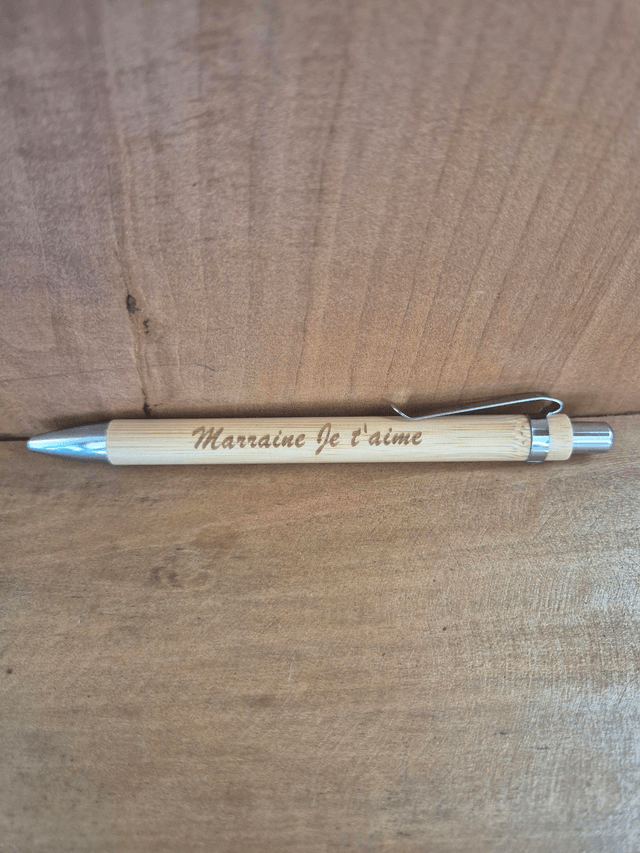 Stylo "Marraine je t'aime "