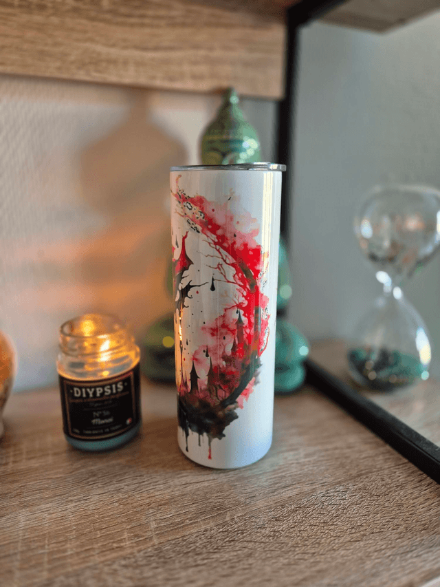 Tumbler Rose rouge 