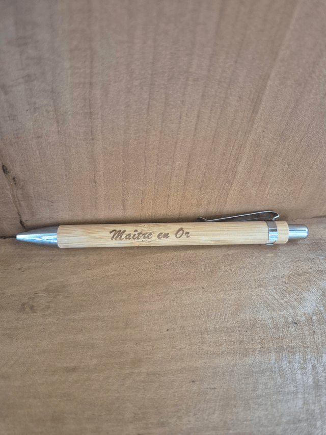 Stylo " Maître en or"