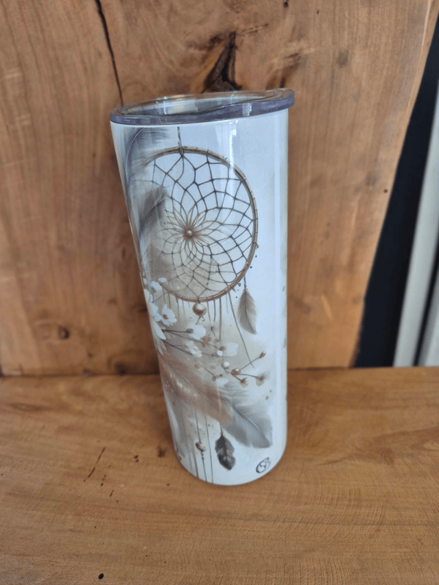 Tumbler attrapé rêve et plumes