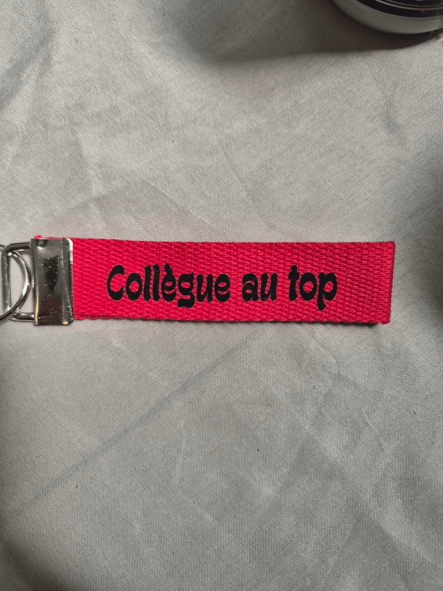Porte clef &quot; collègue au top&quot;