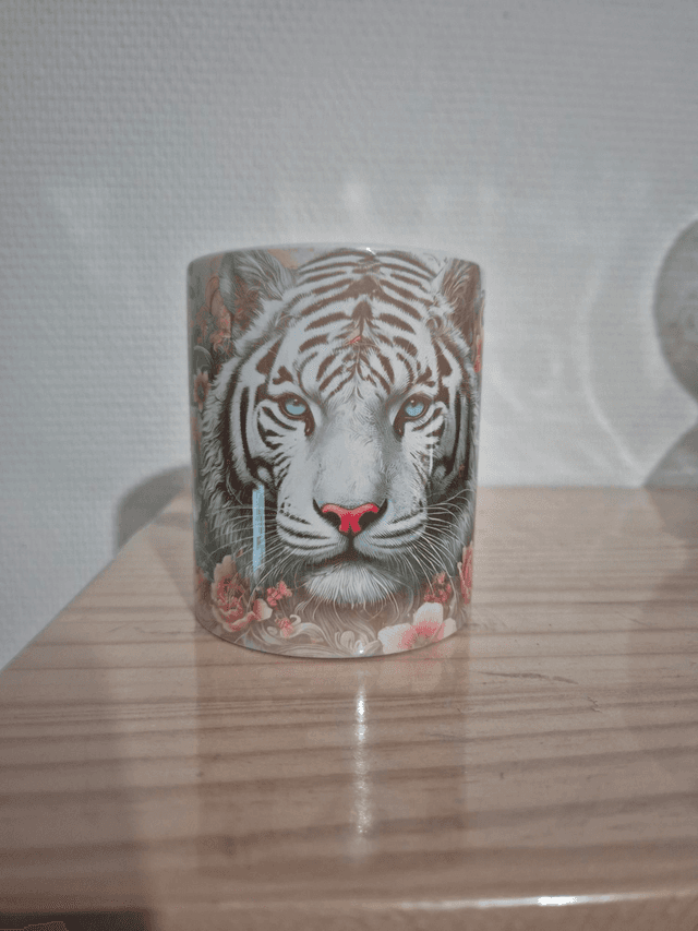 Mug tigre blanc 