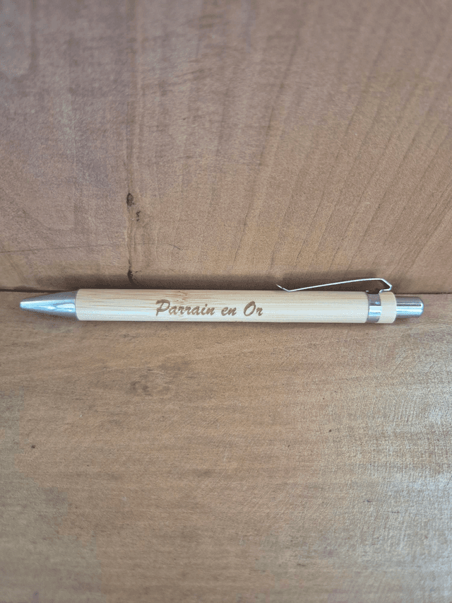 Stylo &quot;parrain en or&quot;