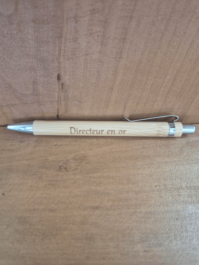 Stylo &quot; Directeur en or&quot;