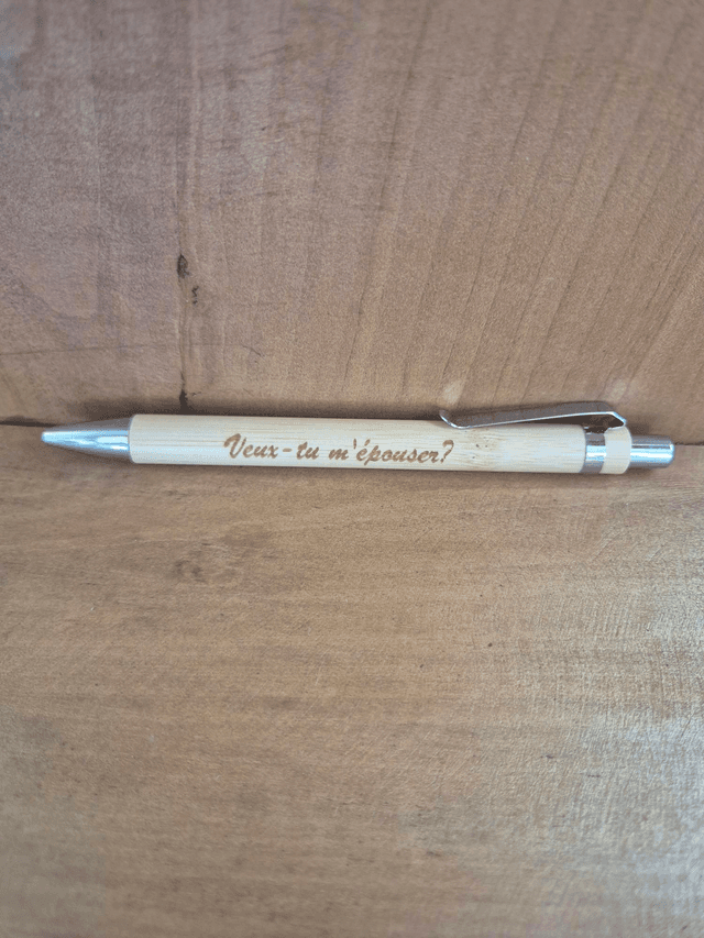Stylo &quot;veux tu m’épouser ?&quot;