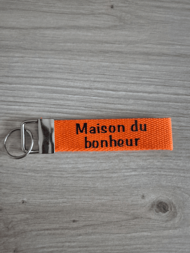 Porte clef Maison du bonheur 