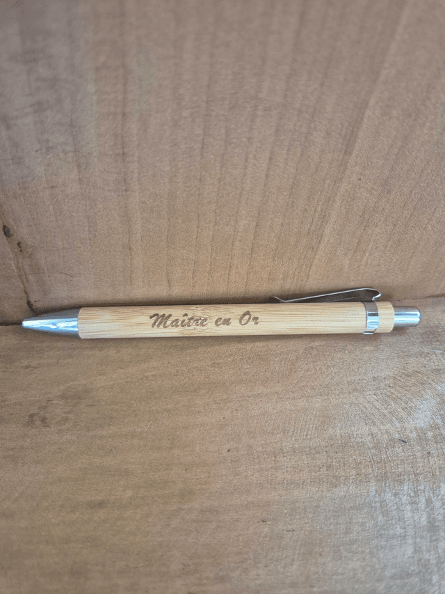 Stylo &quot; Maître en or&quot;